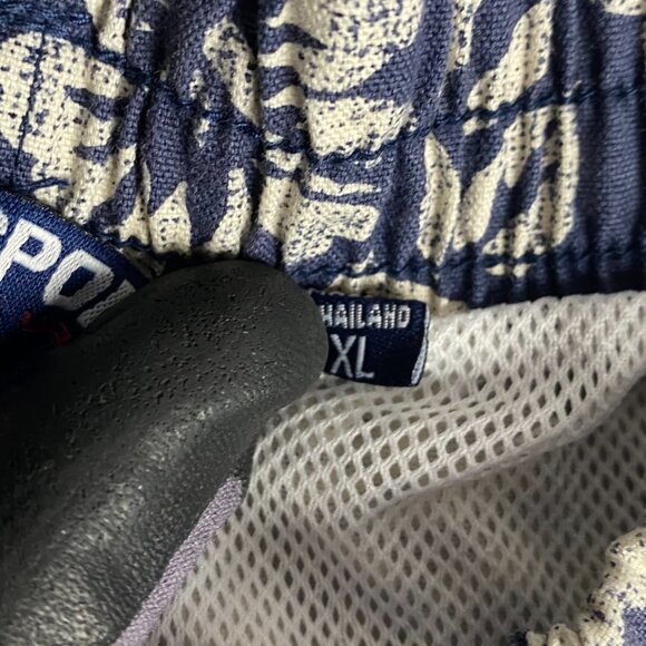 Vintage Ralph Lauren Polo Sport Shorts Mens XL Floral Tropical Lined Swim Trunks - Picture 8 of 14